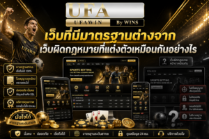 เว็บที่มีมาตรฐานต่างจากเว็บผิดกฎหมายที่แต่งตัวเหมือนกันอย่างไร